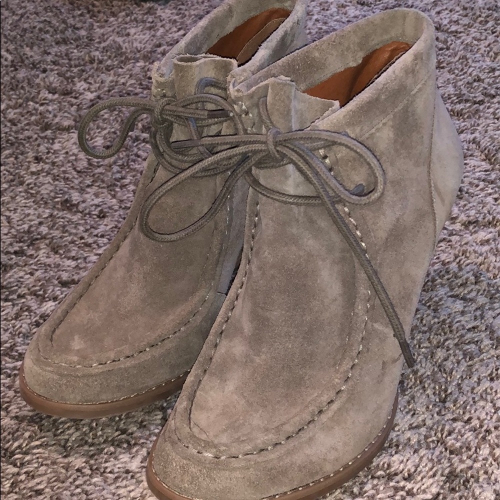 Lucky brand suede booties